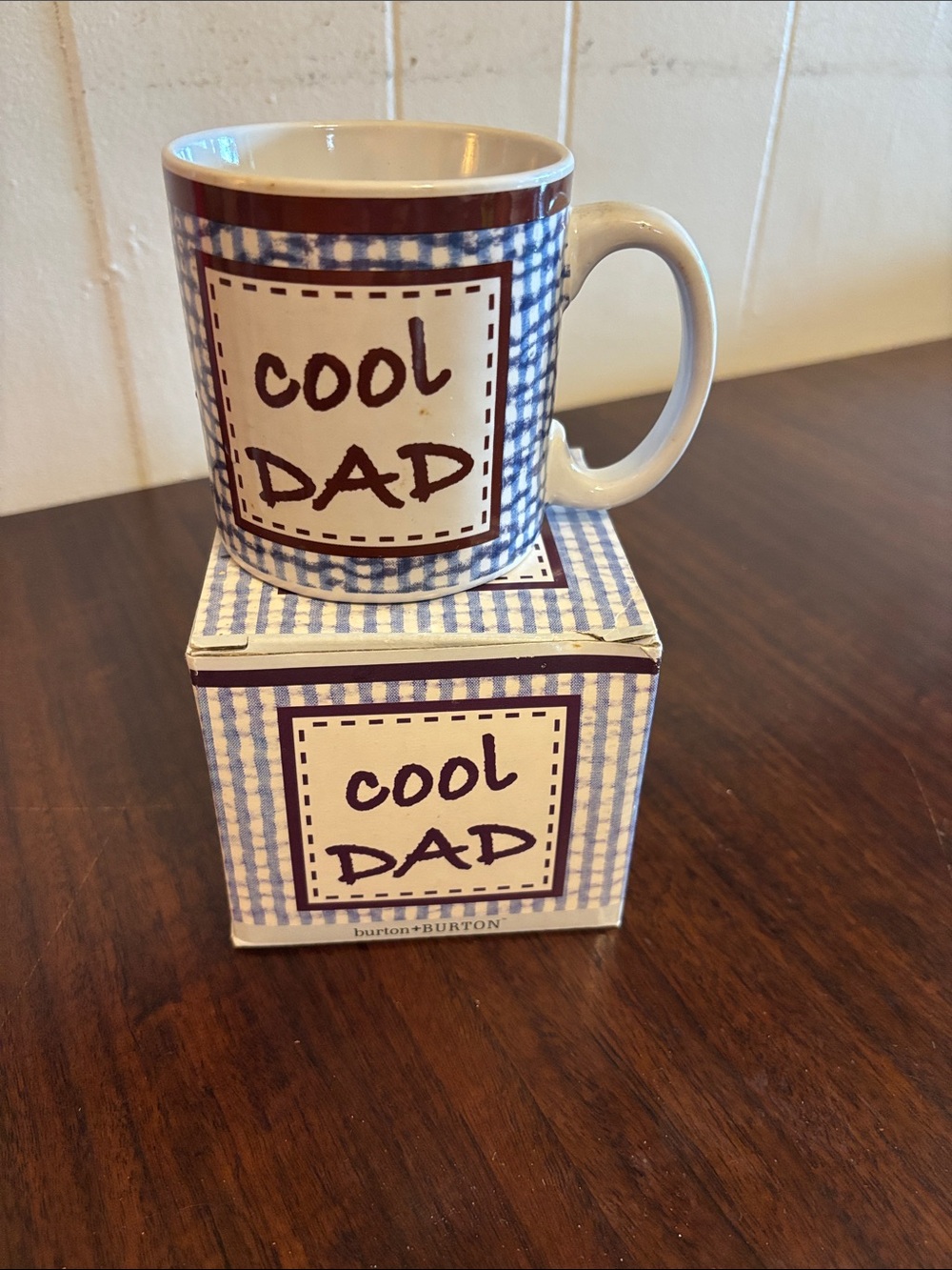 Burton + Burton “Cool Dad” Coffee Mug New in Box